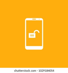 Mobile Phone Icon, Stock Vector, Eps10.