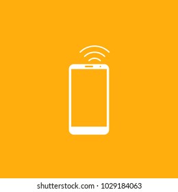 Mobile Phone Icon, Stock Vector, Eps10.