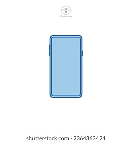 Mobile Phone icon symbol vector illustration isolated on white background