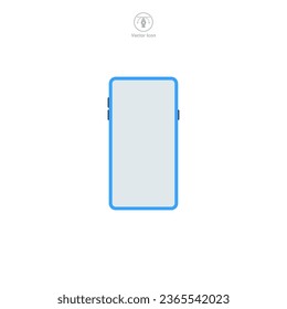 Mobile Phone icon symbol vector illustration isolated on white background