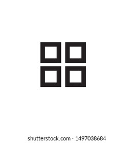 Mobile phone icon in trendy flat style isolated
