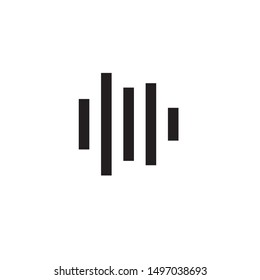 Mobile phone icon in trendy flat style isolated