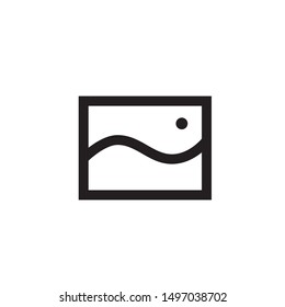 Mobile phone icon in trendy flat style isolated