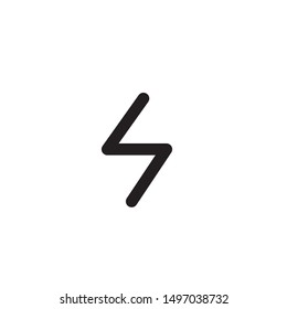 Mobile phone icon in trendy flat style isolated