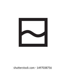 Mobile phone icon in trendy flat style isolated