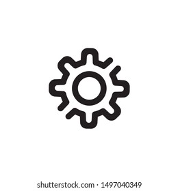 Mobile phone icon in trendy flat style isolated