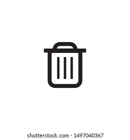 Mobile phone icon in trendy flat style isolated