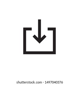 Mobile phone icon in trendy flat style isolated