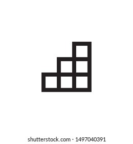 Mobile phone icon in trendy flat style isolated