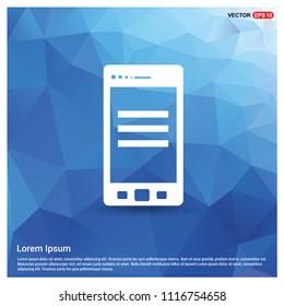 Mobile phone icon - vector icon