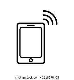mobile phone icon vector