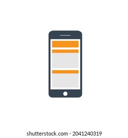 icono de teléfono móvil, vector de teléfono móvil