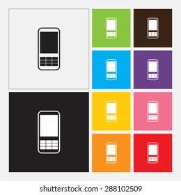 Mobile phone icon - Vector