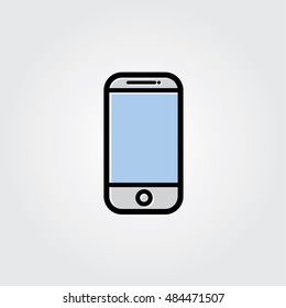 mobile phone icon vector