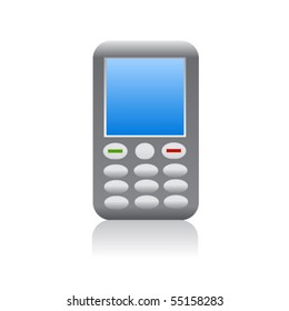 Mobile phone icon. Vector