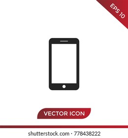 Mobile phone icon vector