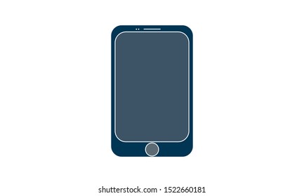 Mobile phone icon vector concept illustration for design.