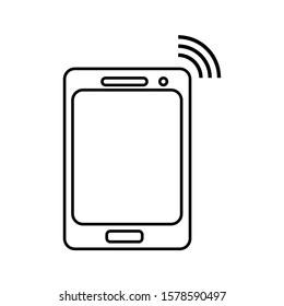 mobile phone icon vector design template