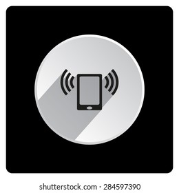 mobile phone. icon. vector design