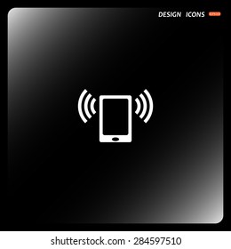 mobile phone. icon. vector design