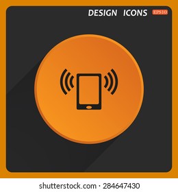 mobile phone. icon. vector design