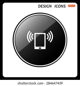 mobile phone. icon. vector design