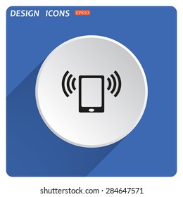 mobile phone. icon. vector design