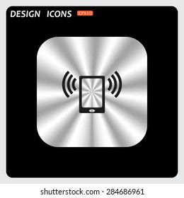 mobile phone. icon. vector design