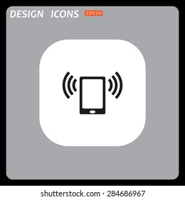 mobile phone. icon. vector design