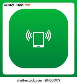 mobile phone. icon. vector design