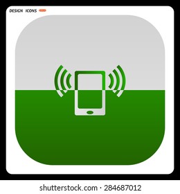 mobile phone. icon. vector design