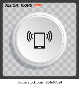mobile phone. icon. vector design
