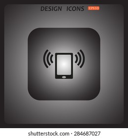 mobile phone. icon. vector design