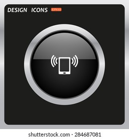 mobile phone. icon. vector design
