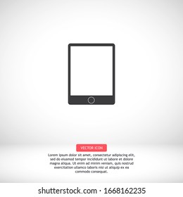 mobile phone icon, Vector Eps 10 . Lorem Ipsum Flat Design