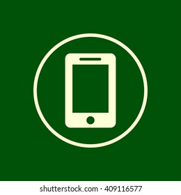 mobile phone icon. vector eps10 icon
