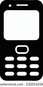 Mobile phone icon vector, Flat vector concept illustration of a mobile phone, Vector illustration 24