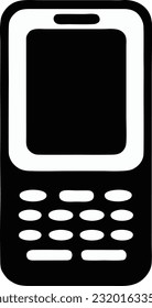 Mobile phone icon vector, Flat vector concept illustration of a mobile phone, Vector illustration 17