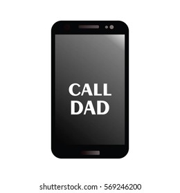 mobile phone icon vector flat