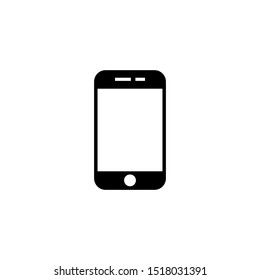 Mobile phone icon vector graphic illustration