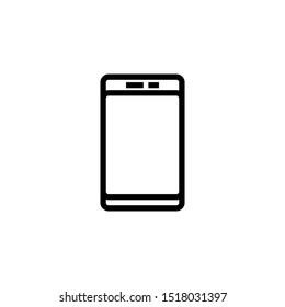 Mobile phone icon vector graphic illustration