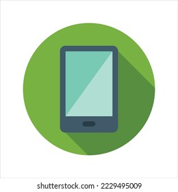 Ilustración gráfica de icono de teléfono móvil