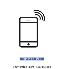 mobile phone icon vector illustration