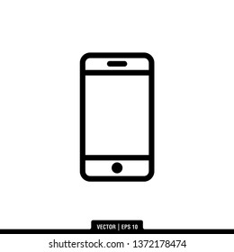 Mobile Phone Icon Vector Illustration Logo Template

