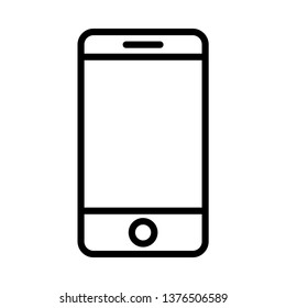 Mobile Phone Icon Vector Illustration Logo Template