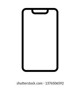 Mobile Phone Icon Vector Illustration Logo Template