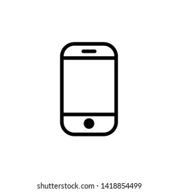 mobile phone icon vector illustration - vector