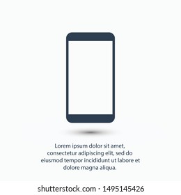 Mobile phone icon vector illustration EPS10