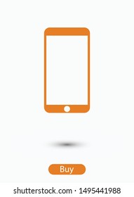 Mobile phone icon vector illustration EPS10