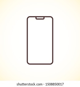 Mobile phone icon vector illustration EPS10